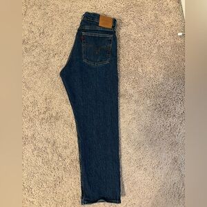 Women’s Dark Blue Denim Jeans - Classic Straight Fit